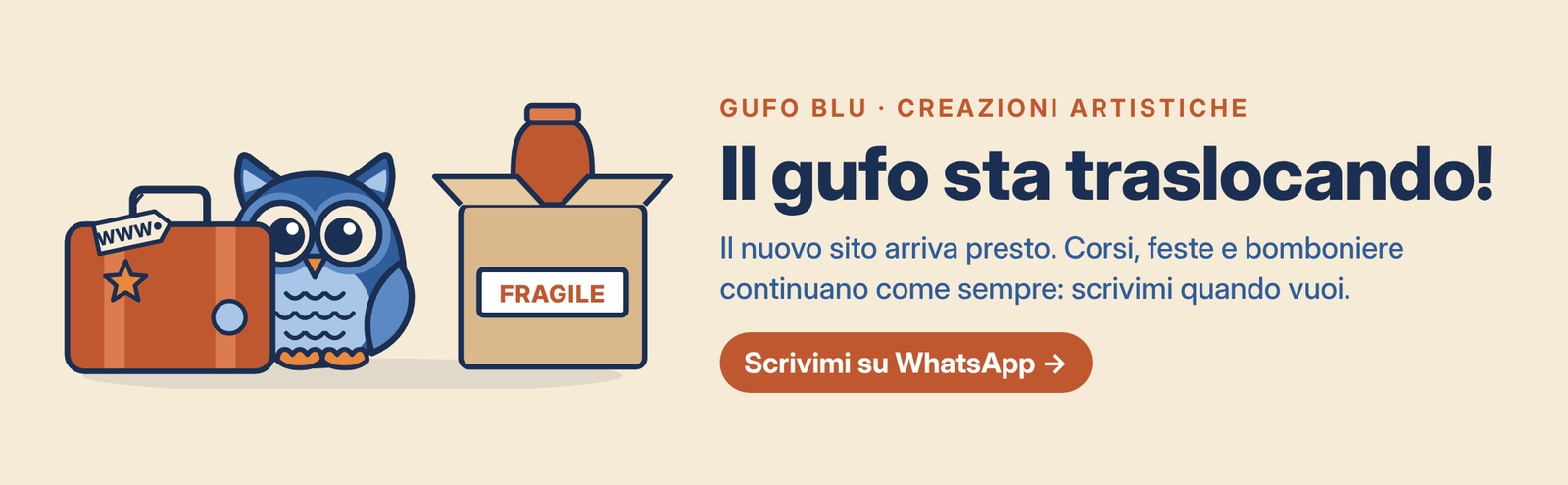 Il gufo sta traslocando – il nuovo sito arriva presto